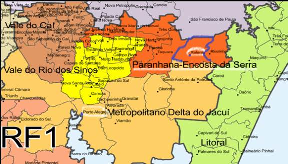 &ndash; Corede ParanhanaEncosta da Serra RS