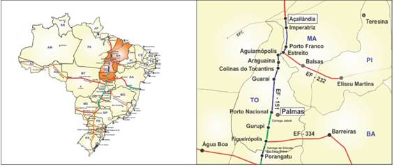 &ndash; Brasil FNS e Tramo Norte de A&ccedil;ail&acirc;ndia a Porto Nacional &ndash; 2018