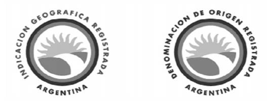 – Sellos distintivos de IG del gobierno de Argentina