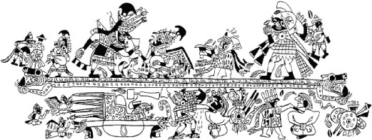 Escena de sacrificio de los prisioneros