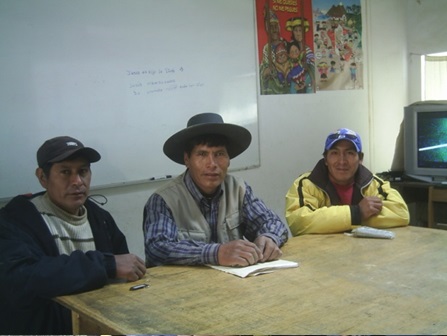 Egidio Huanca Quispe y Toribio Mendoza Manani