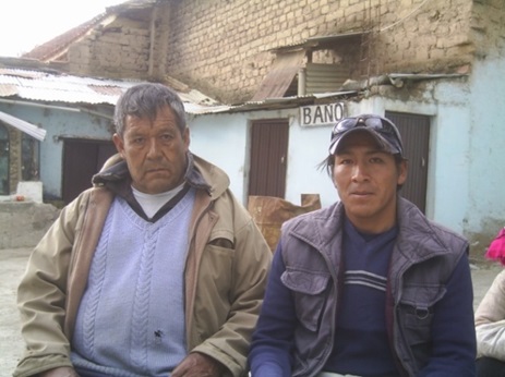 Luis Alvarado, juez de paz de Ocongate 2008