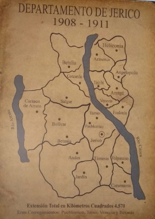 Departamento de Jeric&oacute; 1908 -1911.