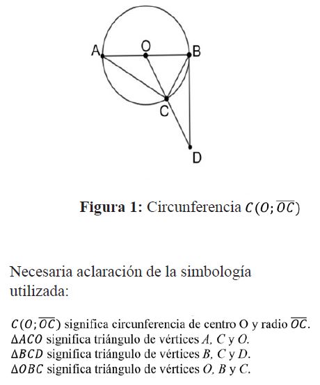 Circunferencia C(O; OC) 