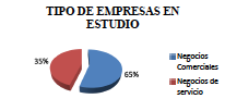 Tipo de empresas en estudio