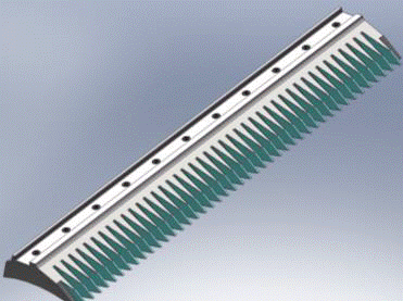 Modelado en el software SolidWorks de los flancos de los dientes del virador del molino de caña