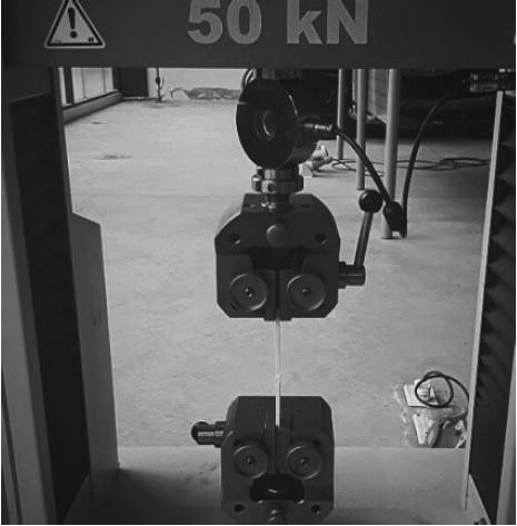 Disposici&oacute;n para ensayo tracci&oacute;n.