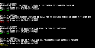 Limpieza, an&aacute;lisis y calificativo del tuit registrado
