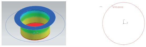 Desarrollo de la pieza en plano