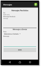 Aplicaci&oacute;n en el terminal del cliente