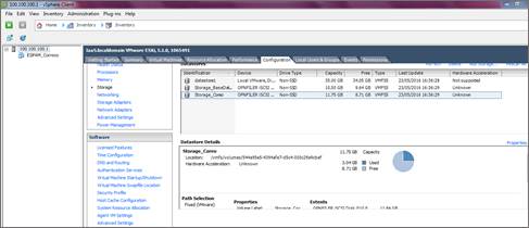 Sincronización con almacenamiento independiente.