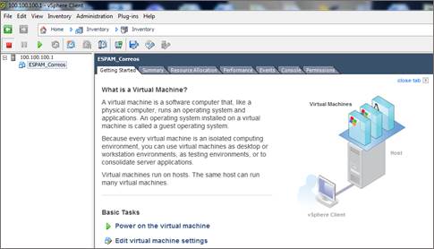 Servidores virtualizados de la ESPAM.