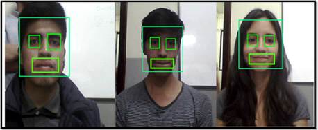 Prueba realizada con el sistema de monitoreo facial que emplea IoT y Visión Artificial