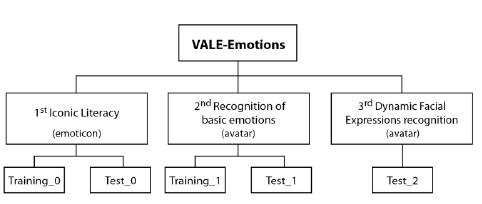 organization the VALE-Emotions App levels.