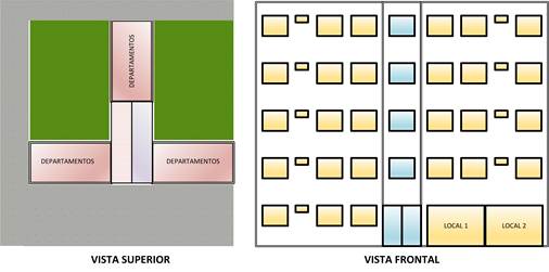 Vistas de la configuraci&oacute;n del condominio