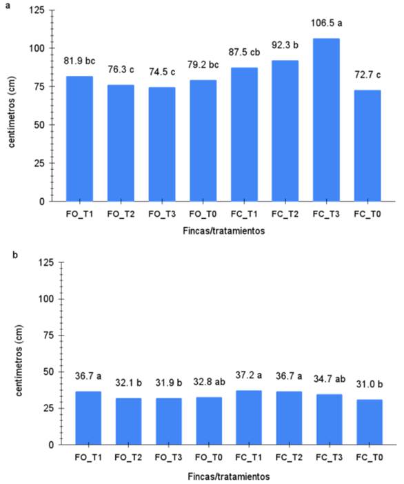 Comparacin entre el primer y el ltimo valor registrado