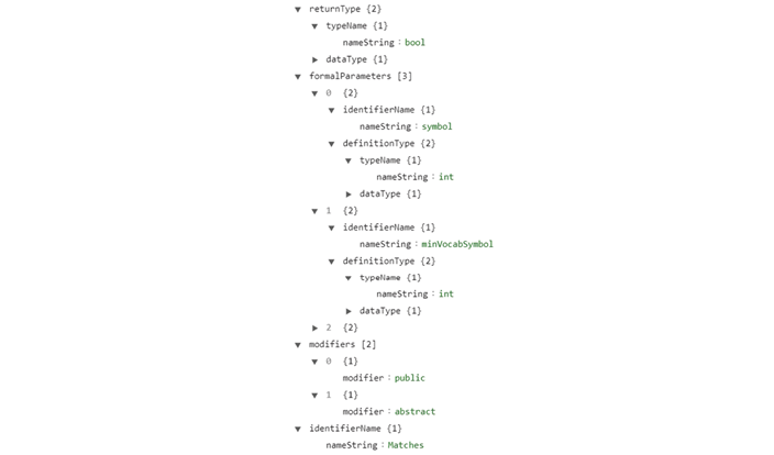 Mapping of the ANTLR project&rsquo;s file Transition.es.