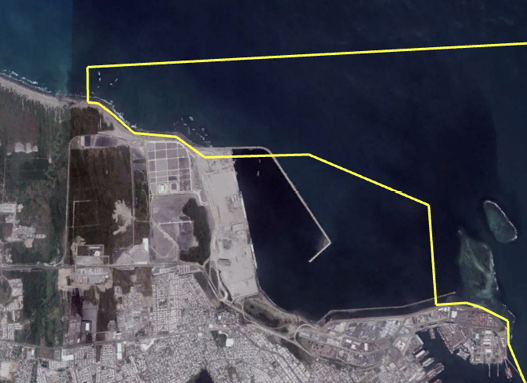 PNSAV Polygon (Google Earth Pro, historical image with signs, year 2018).