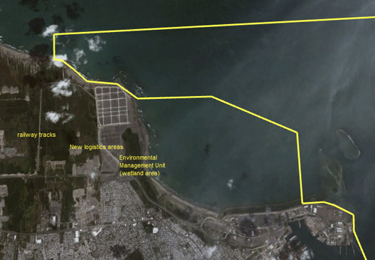 PNSAV Polygon (Google Earth Pro, historical image with signs, year 2013).