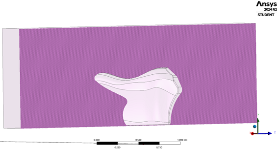 Fairing removal from the control volume.
