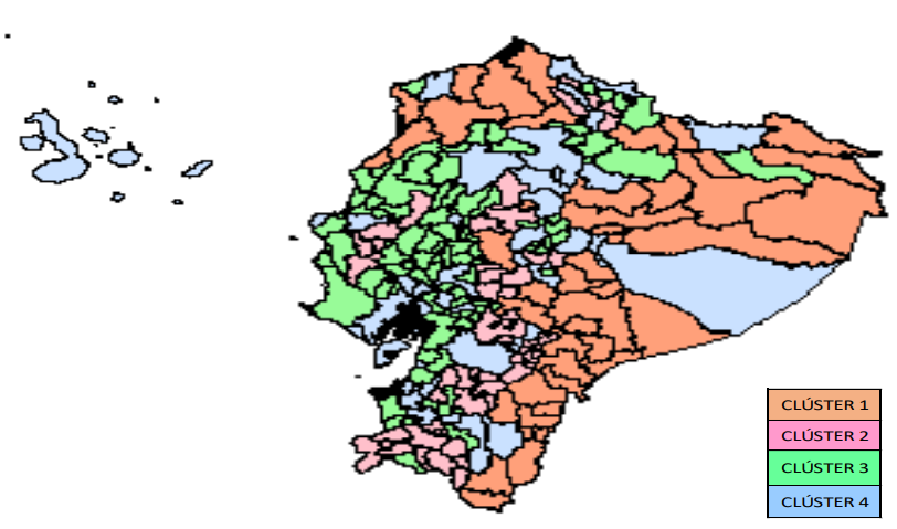 Mapa de conglomerados