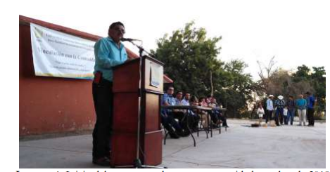 Inicio del programa adopta una comunidad, octubre de 2018