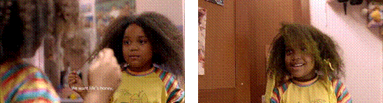 Joana juzga y altera su apariencia