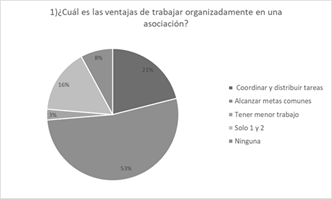 Ventajas de trabajar organizadamente en una asociaci�n