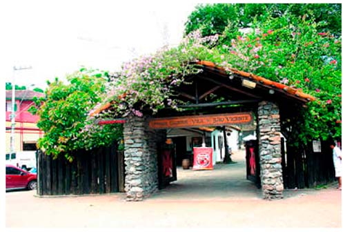 Entrada do Parque Cultural Vila de São Vicente