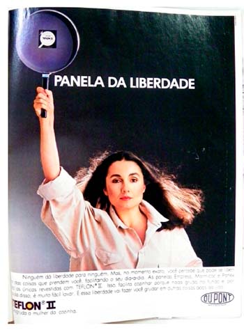 An&uacute;ncio de panelas Teflon II (1983)20. 