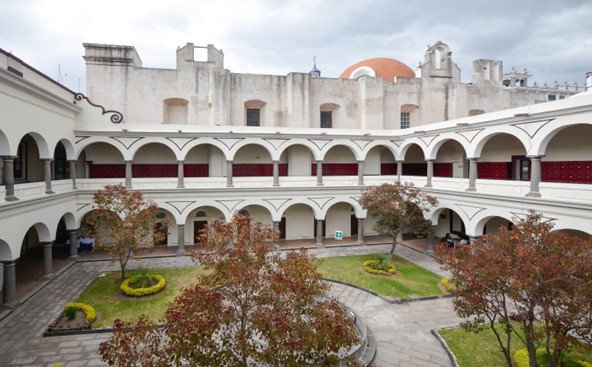 The Colegio de San Ildefonso.