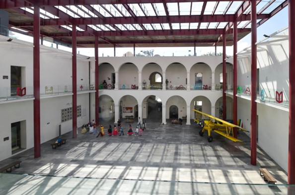 The Colegio de San Francisco Xavier. It is now a military museum.