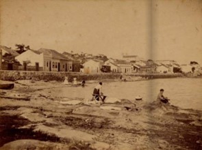 Praia do Riacho, 1900 (Pantaleão Teles).