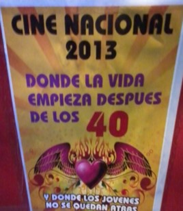 Cartel del cine Nacional.