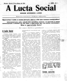 Jornal A Lucta Social (nmero 1