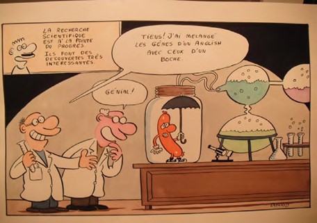 Histria em quadrinhos de Bonson, da srie Impressions de France.