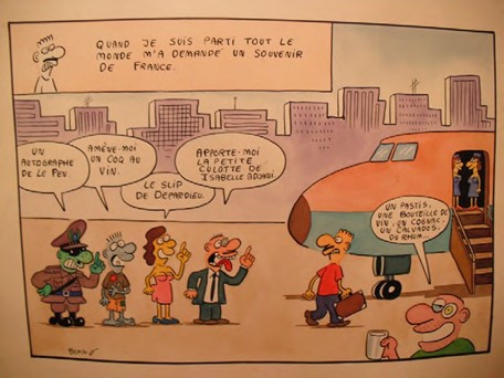 Histria em quadrinhos de Bonson, da srie Impressions de France.