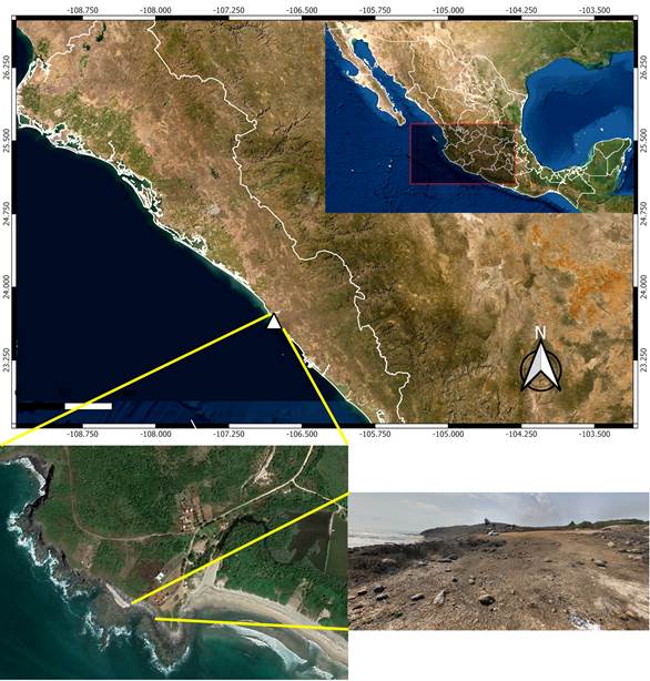 Ubicaci&oacute;n de la localidad tipo de Centruroides baldazoi sp. nov.