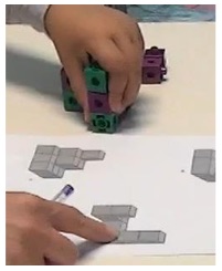 Identification of the highest column in relation to the 2D representation, by Raquel.