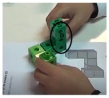 Linear construction by front to back composite coordination, of Dalila (assembling the final composite).