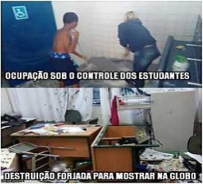 Postagem de maior engajamento da pgina “No Fechem Minha Escola”