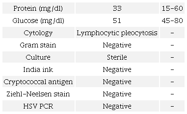 Cerebral spinal fluid examination