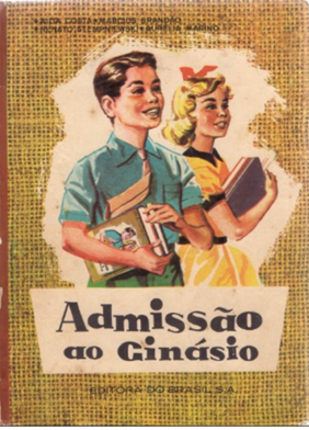 Capa - Admissão ao ginásio. 534ª ed. (1968).
