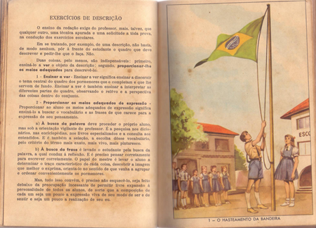 Exercícios de descrição - coloridos - Admissão ao ginásio. 66ª ed. (1953, p. 130-131).