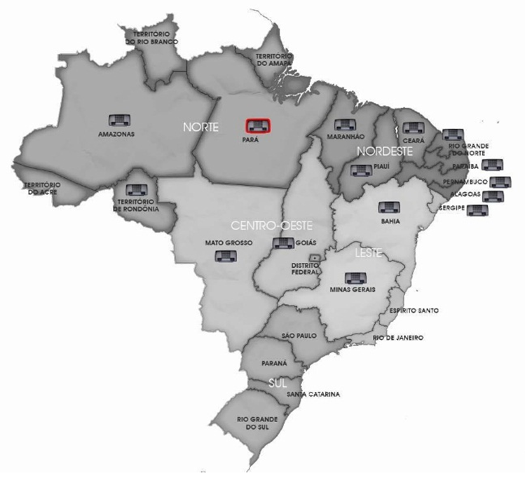 Consumo de rádios cativos nos sistemas e escolas radiofônicas do Brasil.