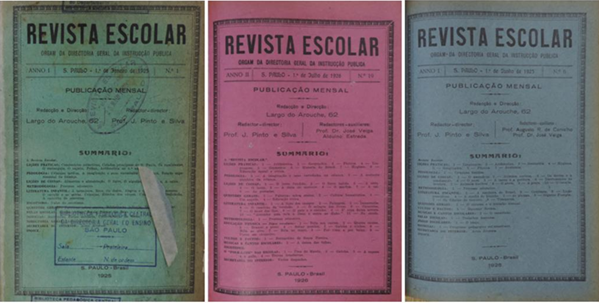 Capa da Revista Escolar (Revista Escolar, 1925-1927).
