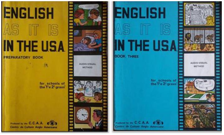 Capas do livro English as it is in the U.S.A
