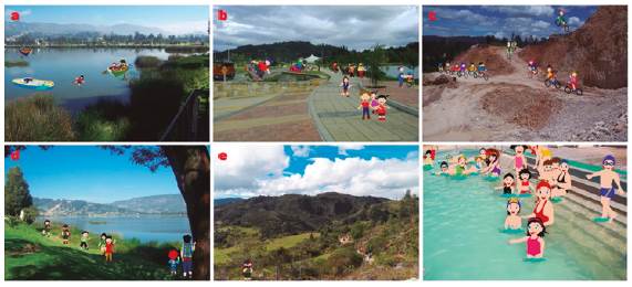 Outdoor tourism, sports and health attractions