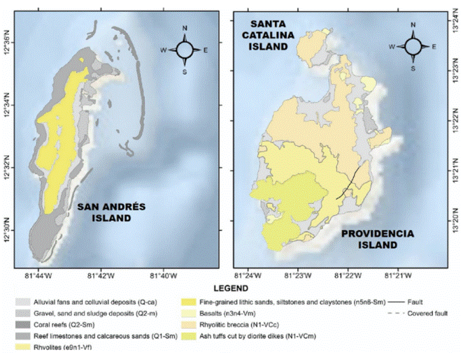 Generalized geological map of the asapsc