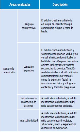 Estructura del protocolo de evaluaci&oacute;n aplicado.